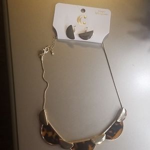 Animal print necklace